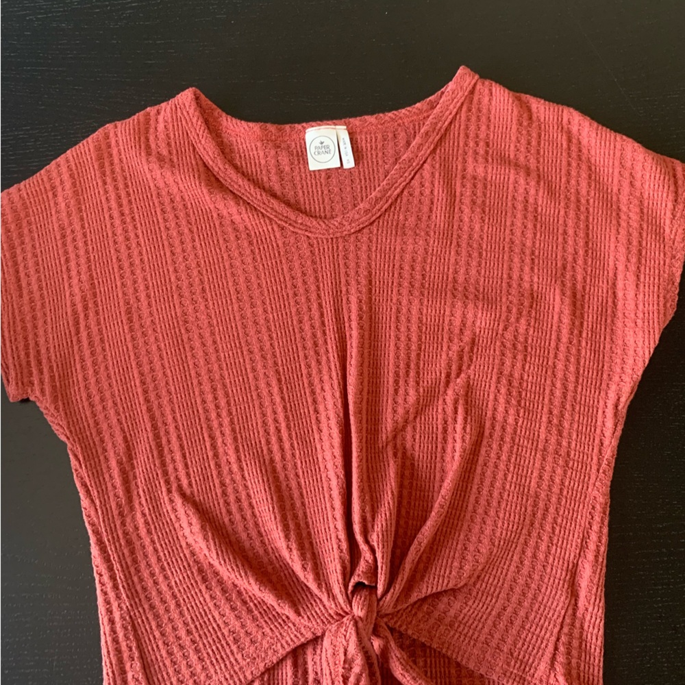 Paper Crane knitted tee